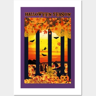 Halloween Season Happy Halloween Posters and Art